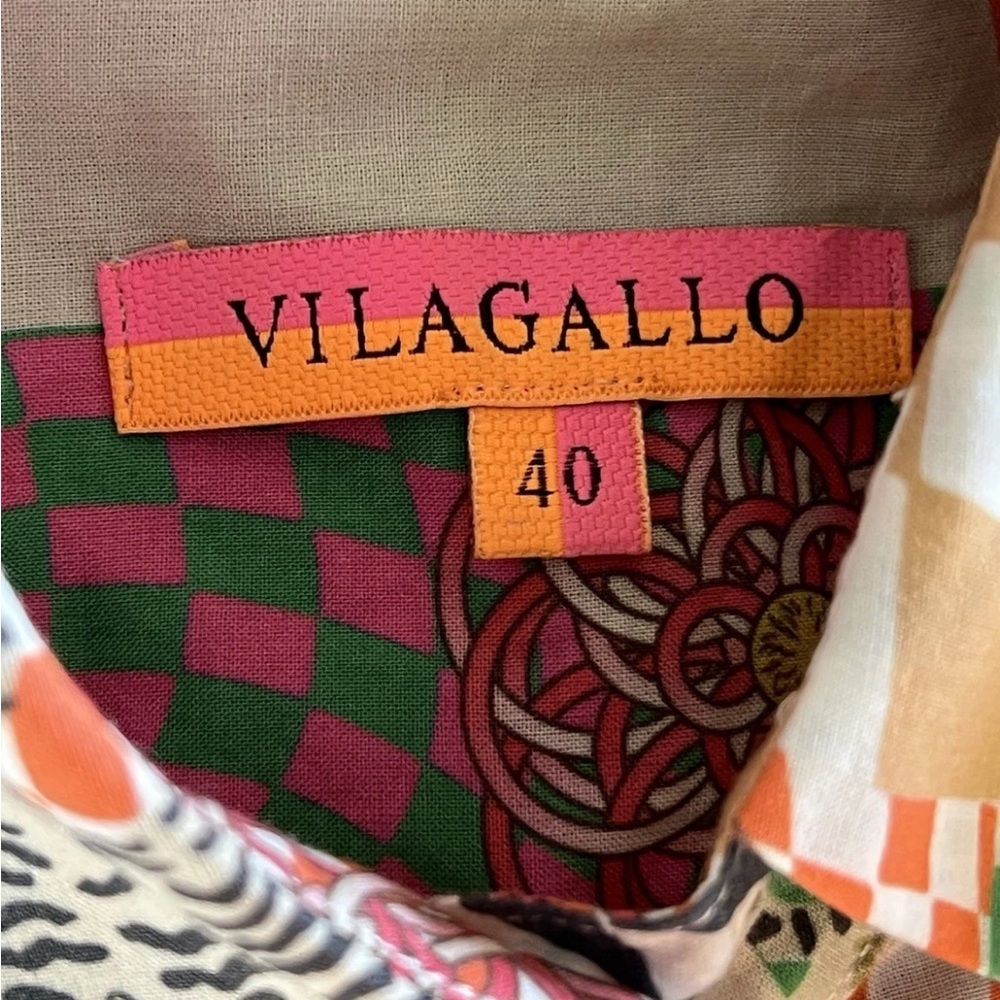 Vilagallo Isabella Merapi Patchwork Multi Print S… - image 3